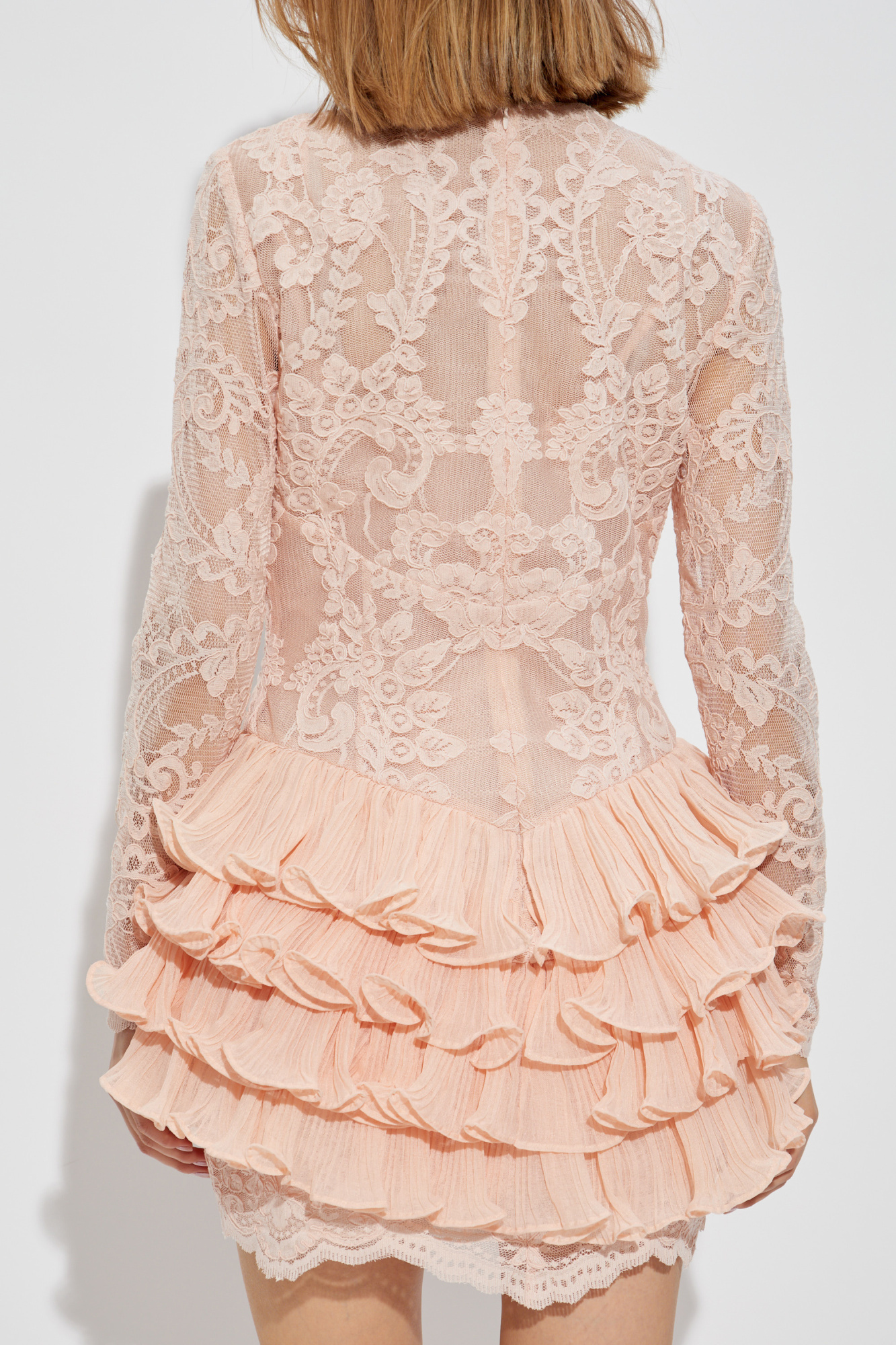 ZIMMERMANN 2094DR251PALPINK 関税送料込 Zimmermann - Ginger Pink Multi Buttoned & Belted Mini Dress
